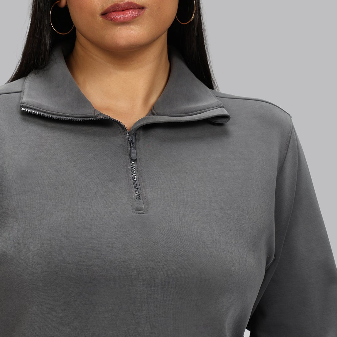 BareButter Pullover With Zipper