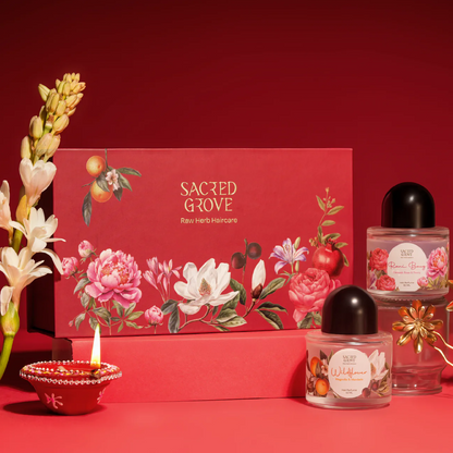 Hair Perfume Bloom Box Perfume Gift Set for Women Floral Hair Mist Alcohol Free (100ml) | Sacred Grove at Broadway