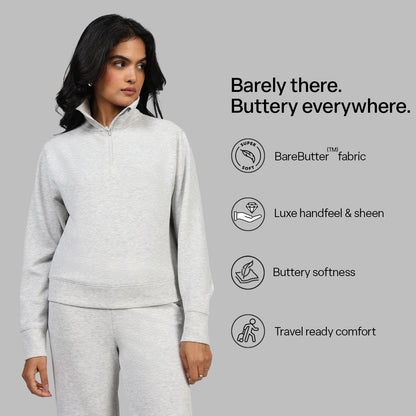 BareButter™ Pullover With Zipper | BlissClub at Broadway