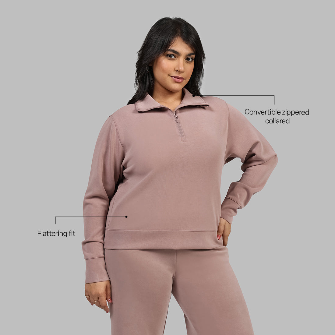 BareButter™ Pullover With Zipper | BlissClub at Broadway