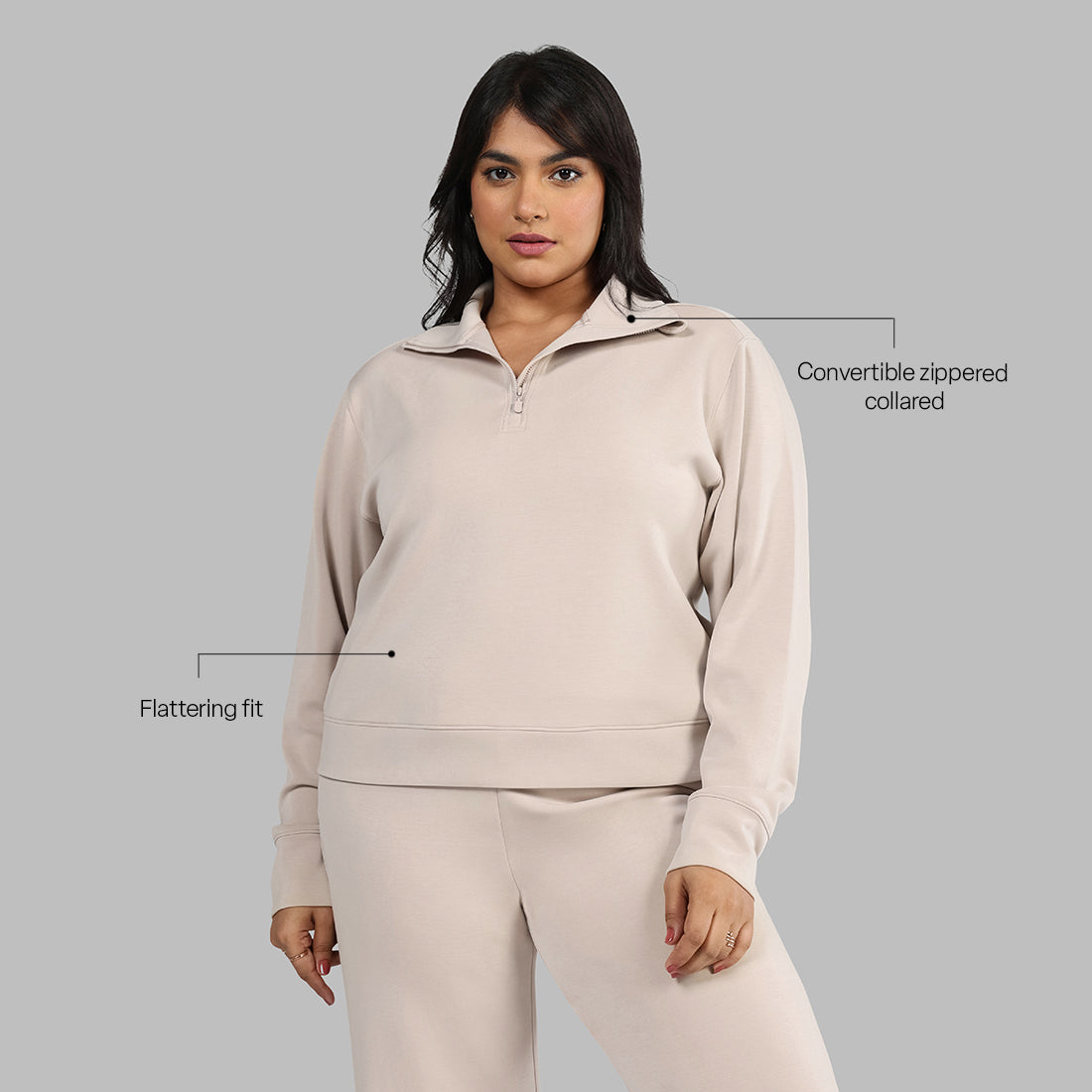 BareButter™ Pullover With Zipper | BlissClub at Broadway