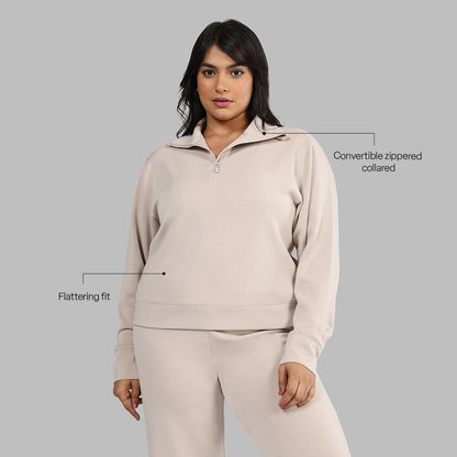 BareButter™ Pullover With Zipper | BlissClub at Broadway
