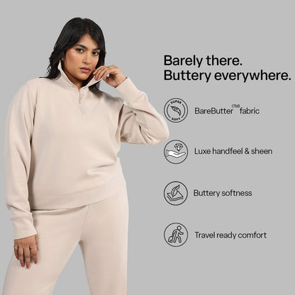 BareButter™ Pullover With Zipper | BlissClub at Broadway