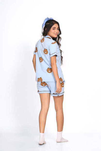 Bear Shorts Set