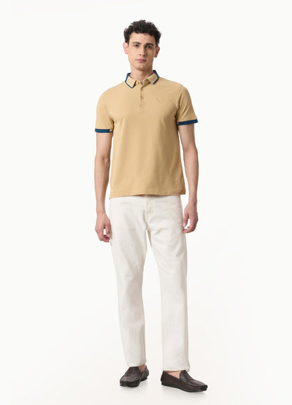 Midnight Amber Polo Beige