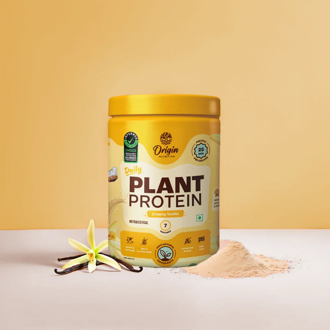 Origin Nutrition Daily Plant Protein  Vanilla