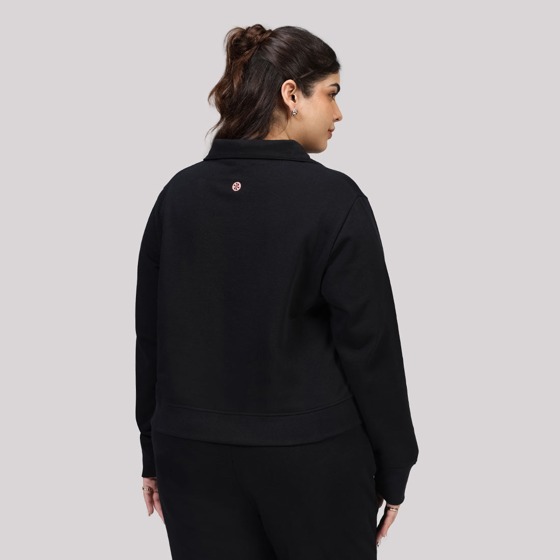 BlissTerry™ Cotton Pullover with Zipper