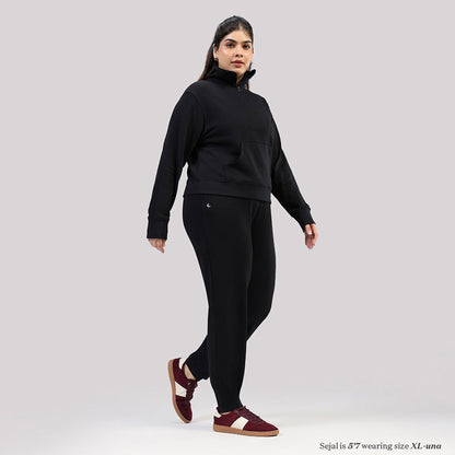 BlissTerry™ Cotton Pullover with Zipper