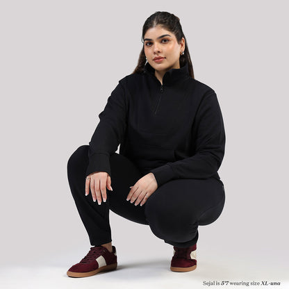 BlissTerry™ Cotton Pullover with Zipper