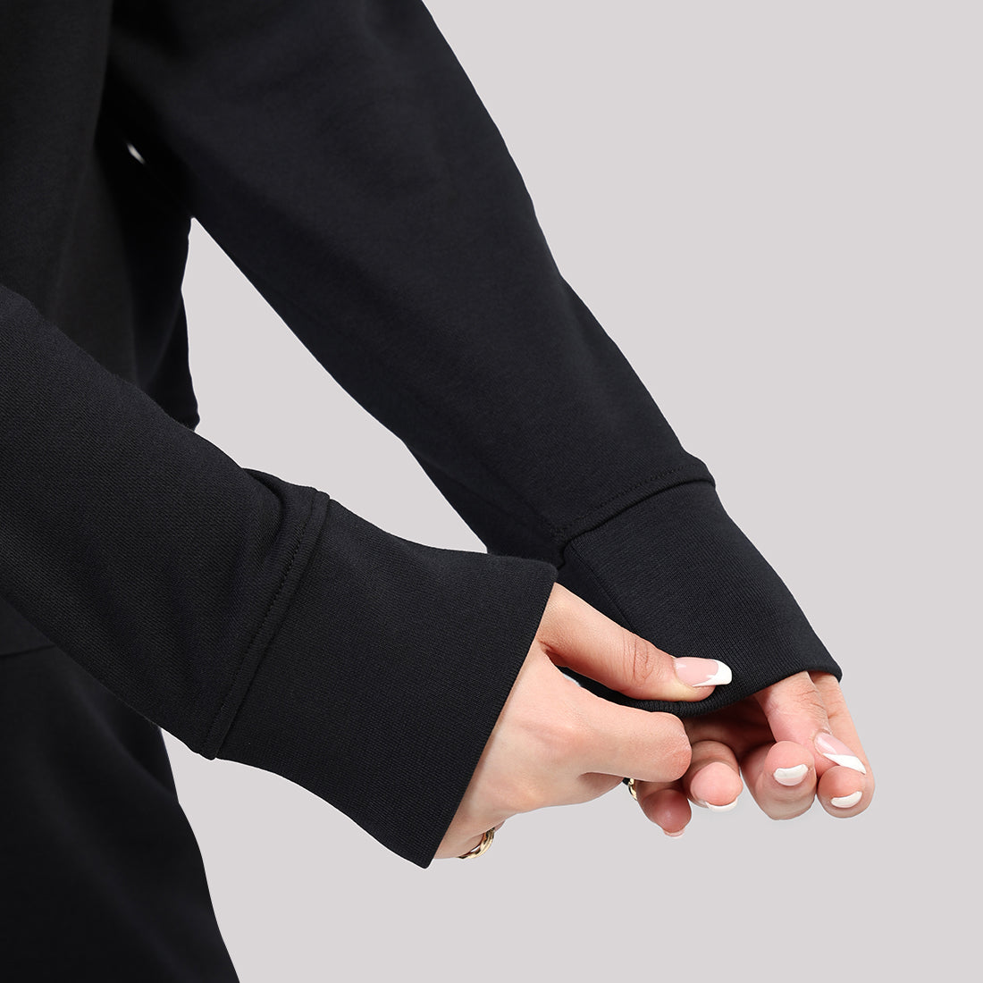 BlissTerry™ Cotton Pullover with Zipper