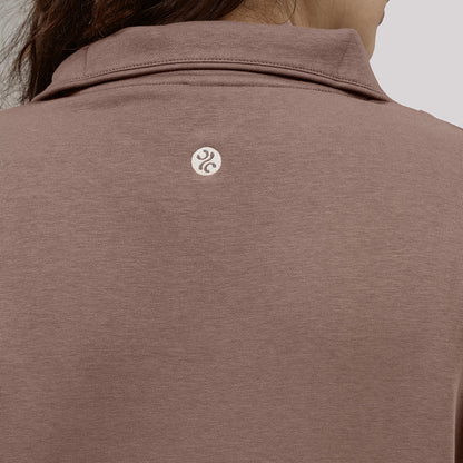 BlissTerry™ Cotton Pullover with Zipper