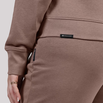 BlissTerry™ Cotton Pullover with Zipper