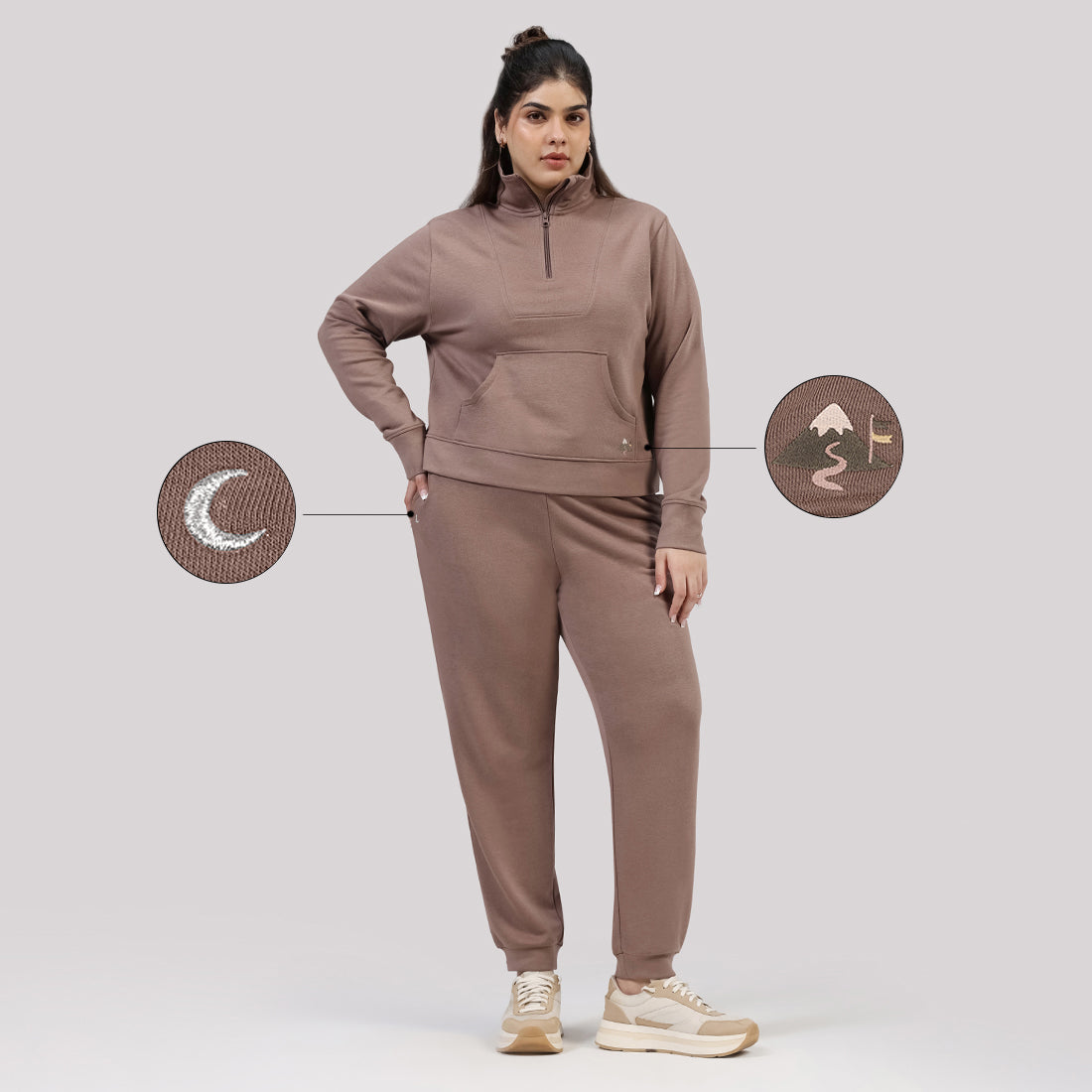 BlissTerry™ Cotton Pullover with Zipper
