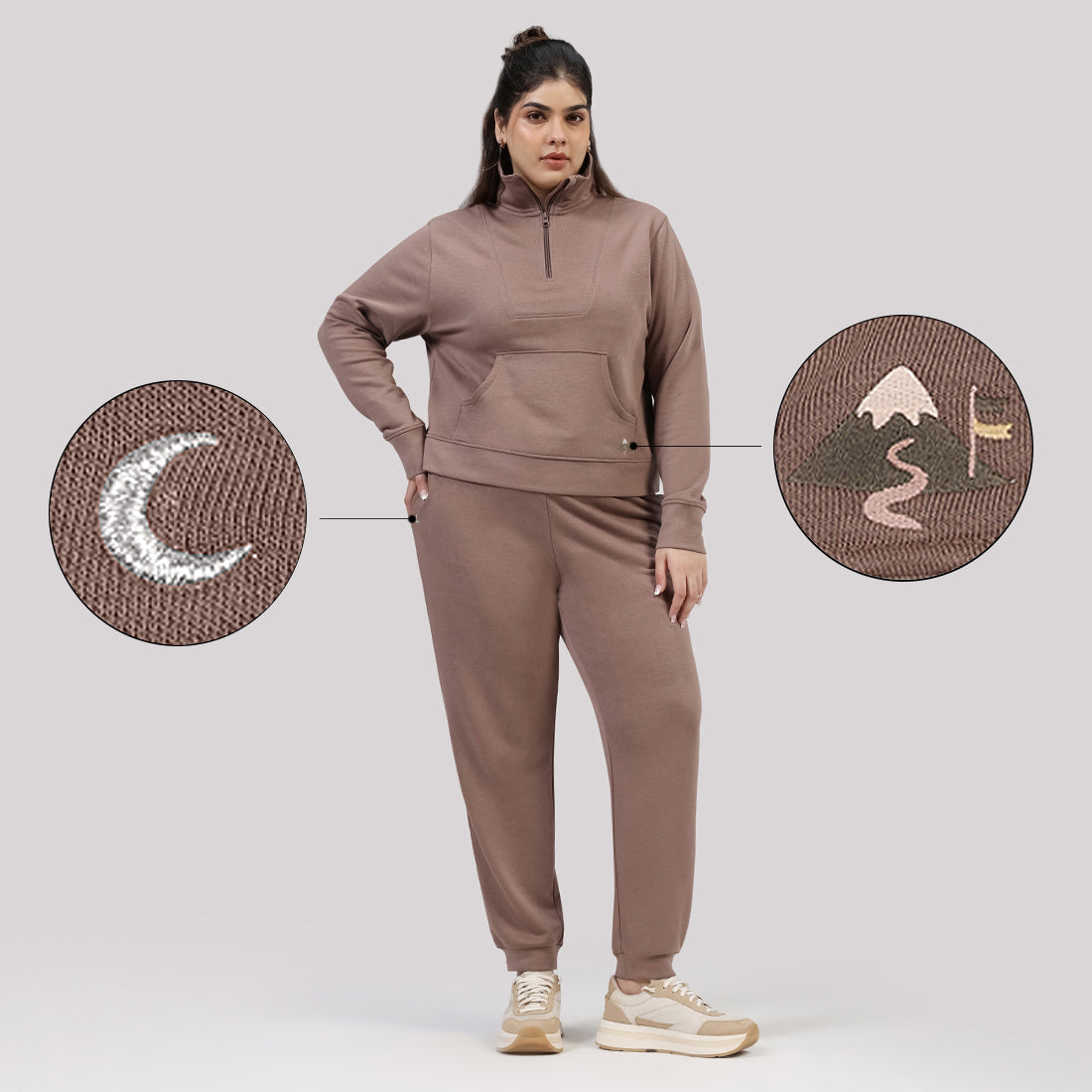 BlissTerry™ Cotton Pullover with Zipper