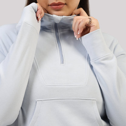 BlissTerry™ Cotton Pullover with Zipper