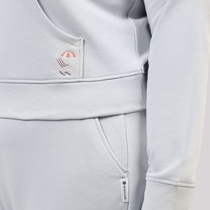 BlissTerry™ Cotton Pullover with Zipper