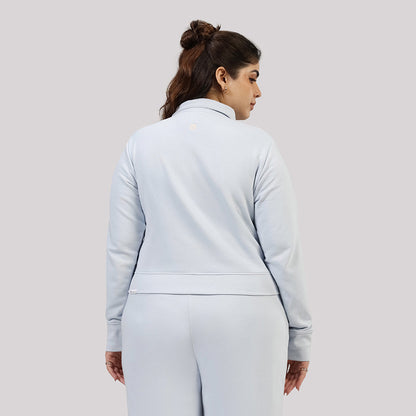 BlissTerry™ Cotton Pullover with Zipper