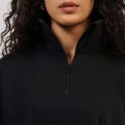 BlissTerry™ Cotton Pullover with Zipper