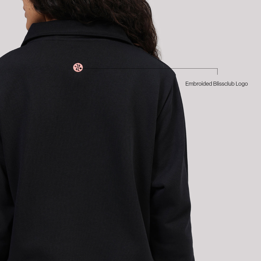 BlissTerry™ Cotton Pullover with Zipper