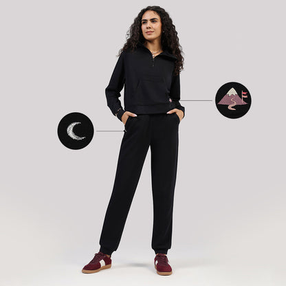 BlissTerry™ Cotton Pullover with Zipper