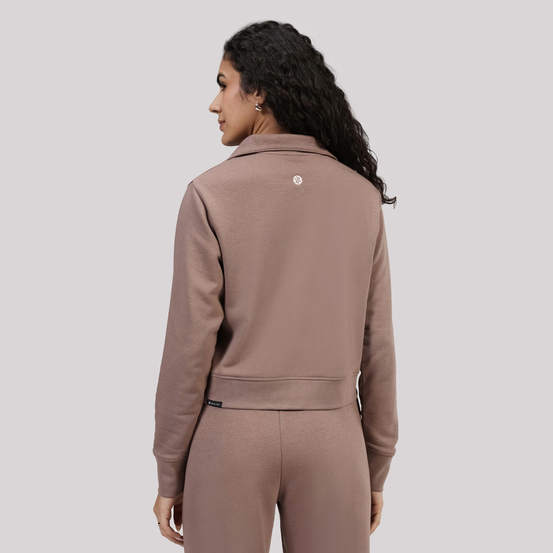 BlissTerry™ Cotton Pullover with Zipper