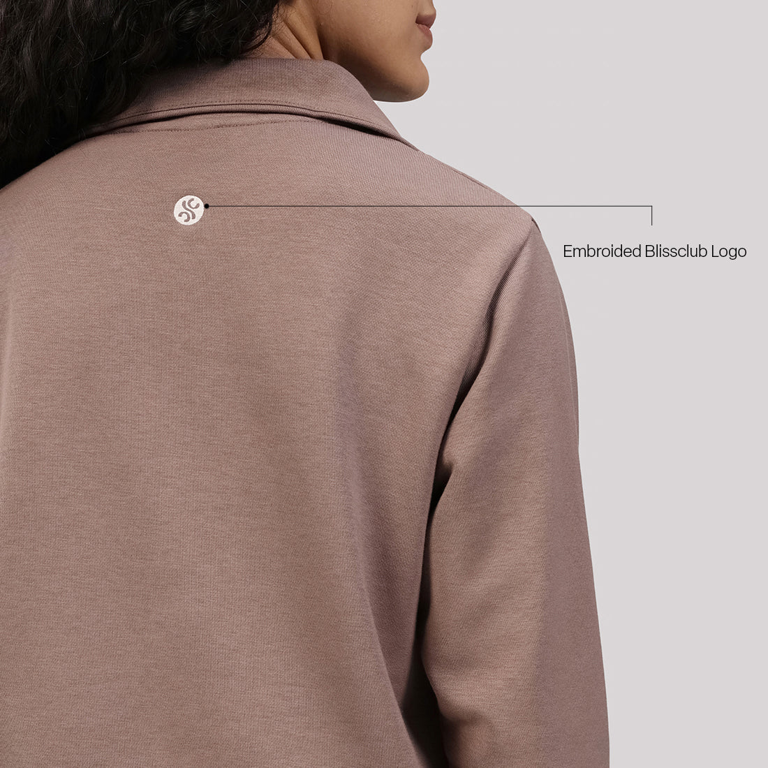 BlissTerry™ Cotton Pullover with Zipper