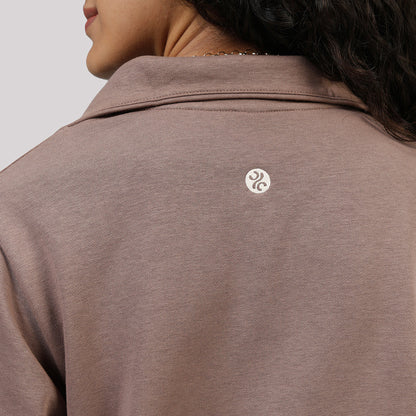 BlissTerry™ Cotton Pullover with Zipper