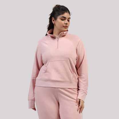 BlissTerry™ Cotton Pullover with Zipper