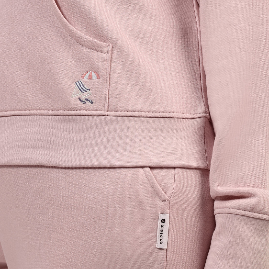 BlissTerry™ Cotton Pullover with Zipper