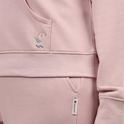 BlissTerry™ Cotton Pullover with Zipper