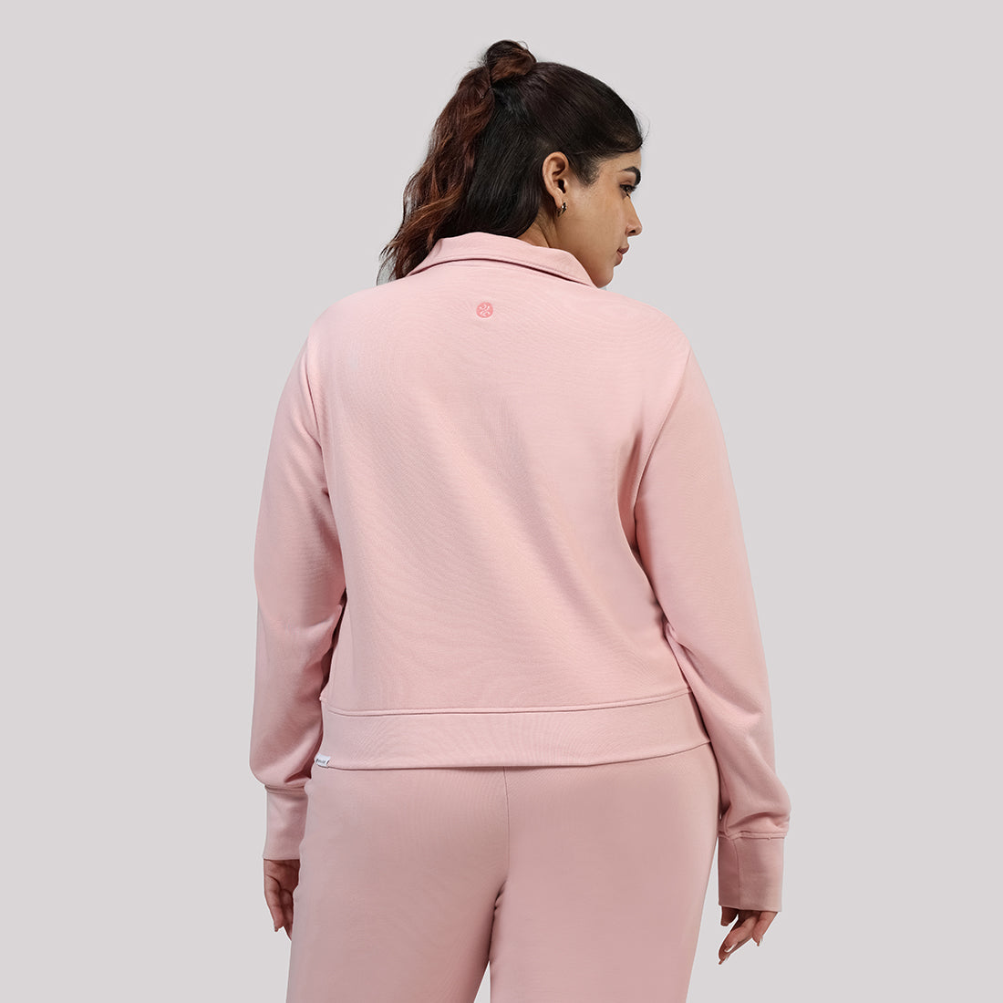BlissTerry™ Cotton Pullover with Zipper