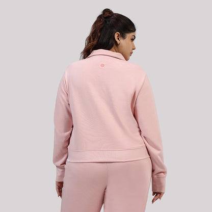 BlissTerry™ Cotton Pullover with Zipper