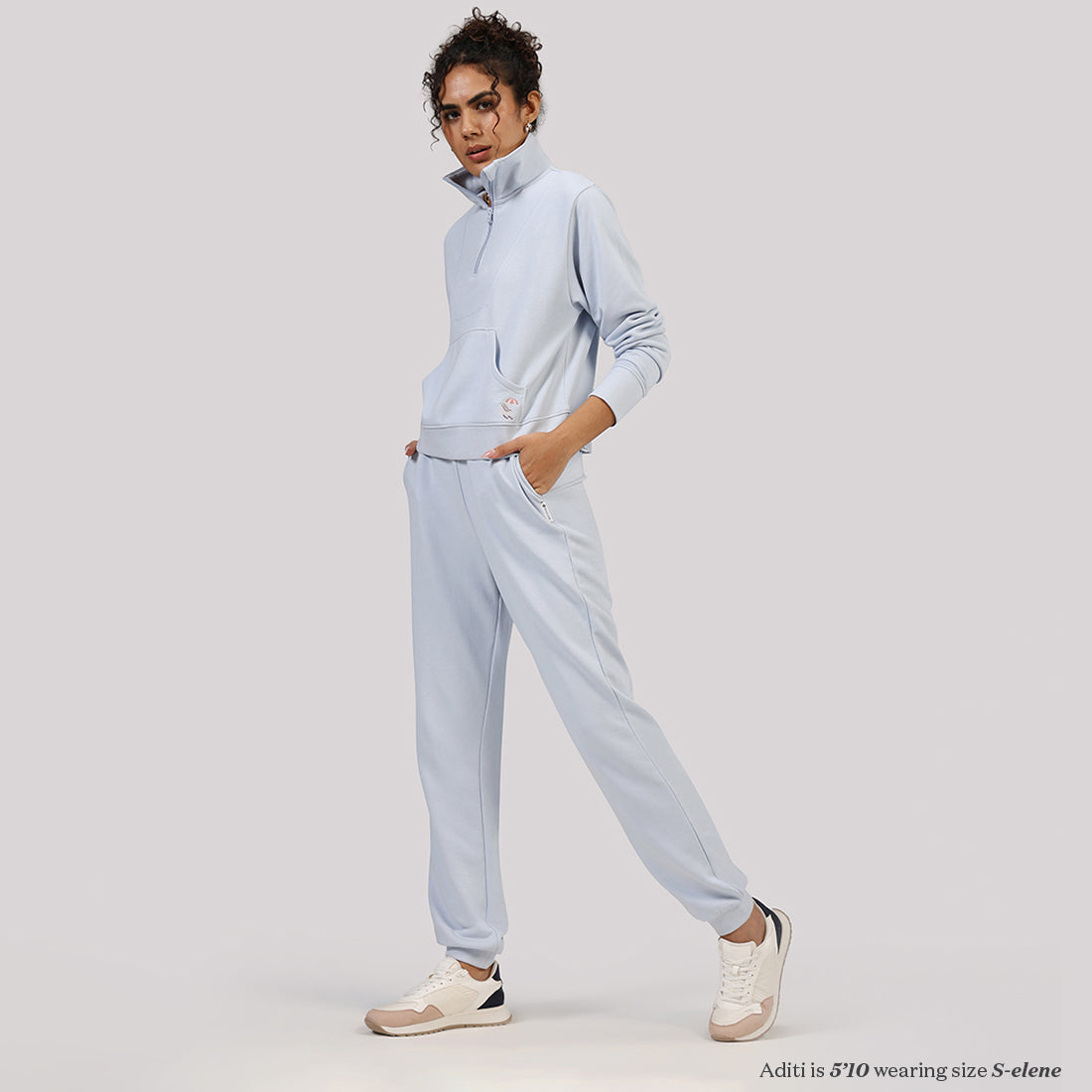 BlissTerry™ Cotton Pullover with Zipper