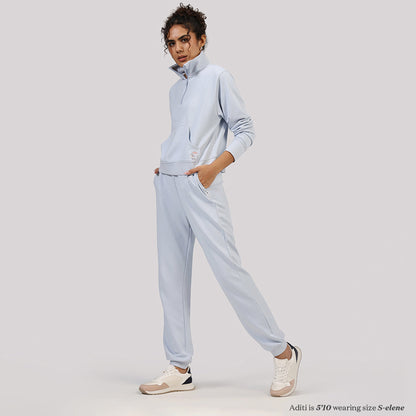 BlissTerry™ Cotton Pullover with Zipper