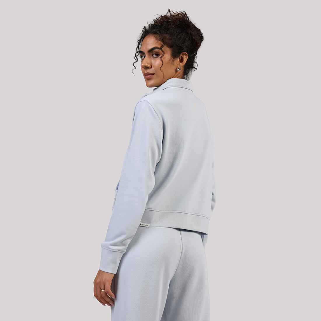 BlissTerry™ Cotton Pullover with Zipper
