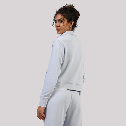BlissTerry™ Cotton Pullover with Zipper