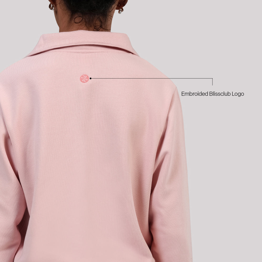 BlissTerry™ Cotton Pullover with Zipper