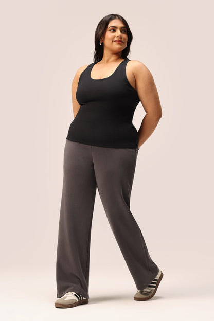 Blissentials Round Neck Built In Bra Top