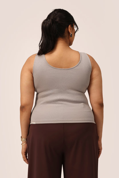 Blissentials Round Neck Henley Tank