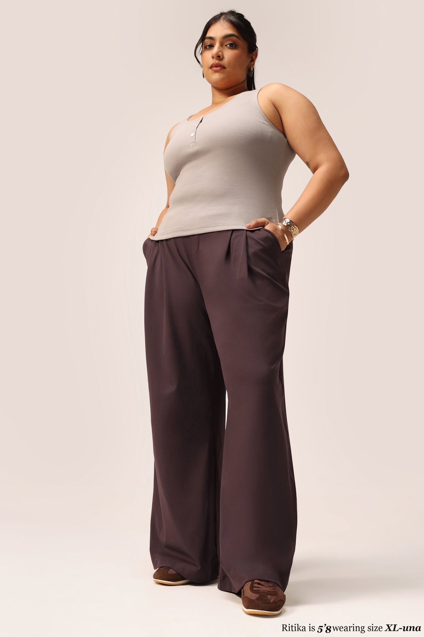 Blissentials Round Neck Henley Tank