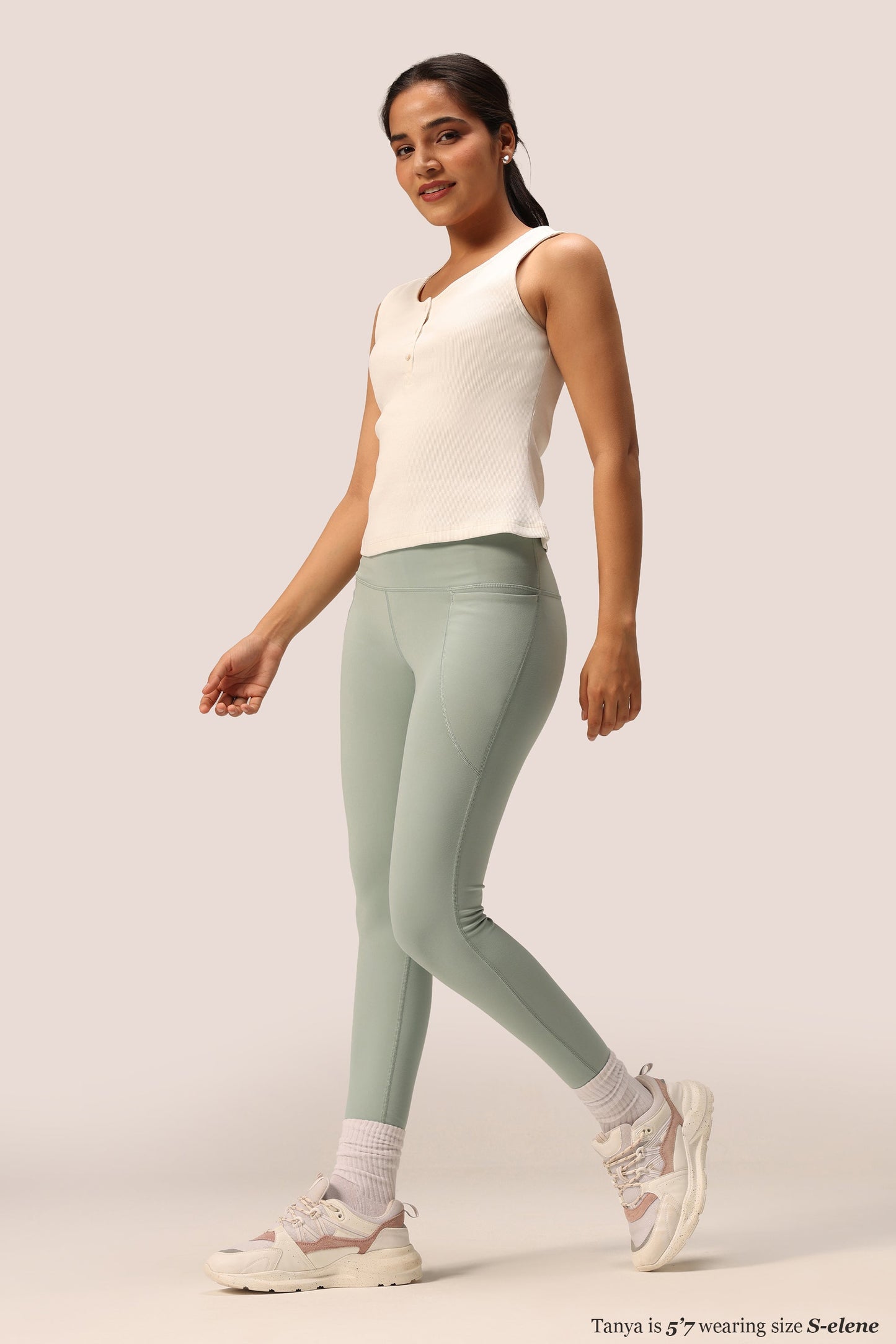 Blissentials Round Neck Henley Tank