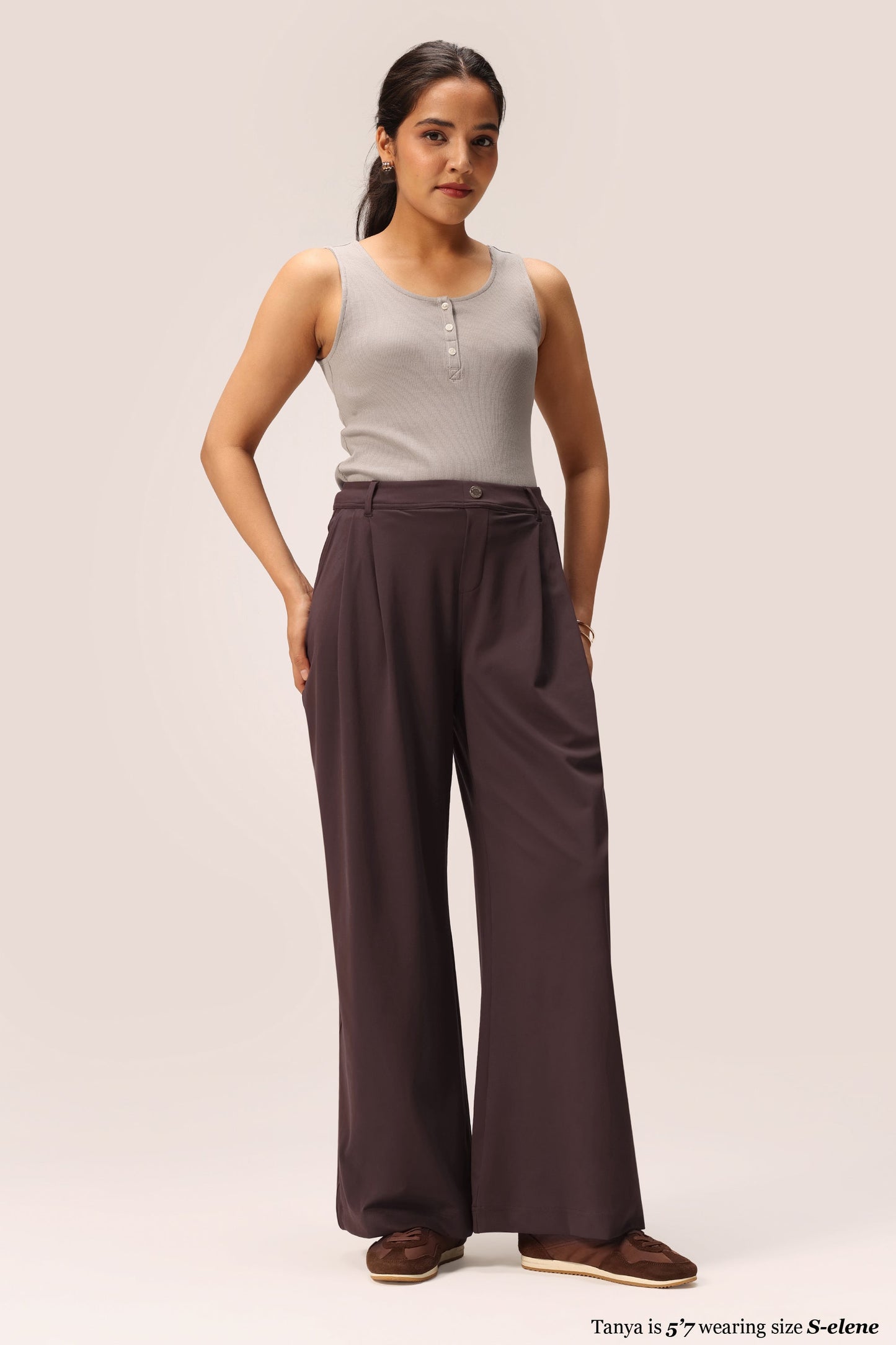 Blissentials Round Neck Henley Tank