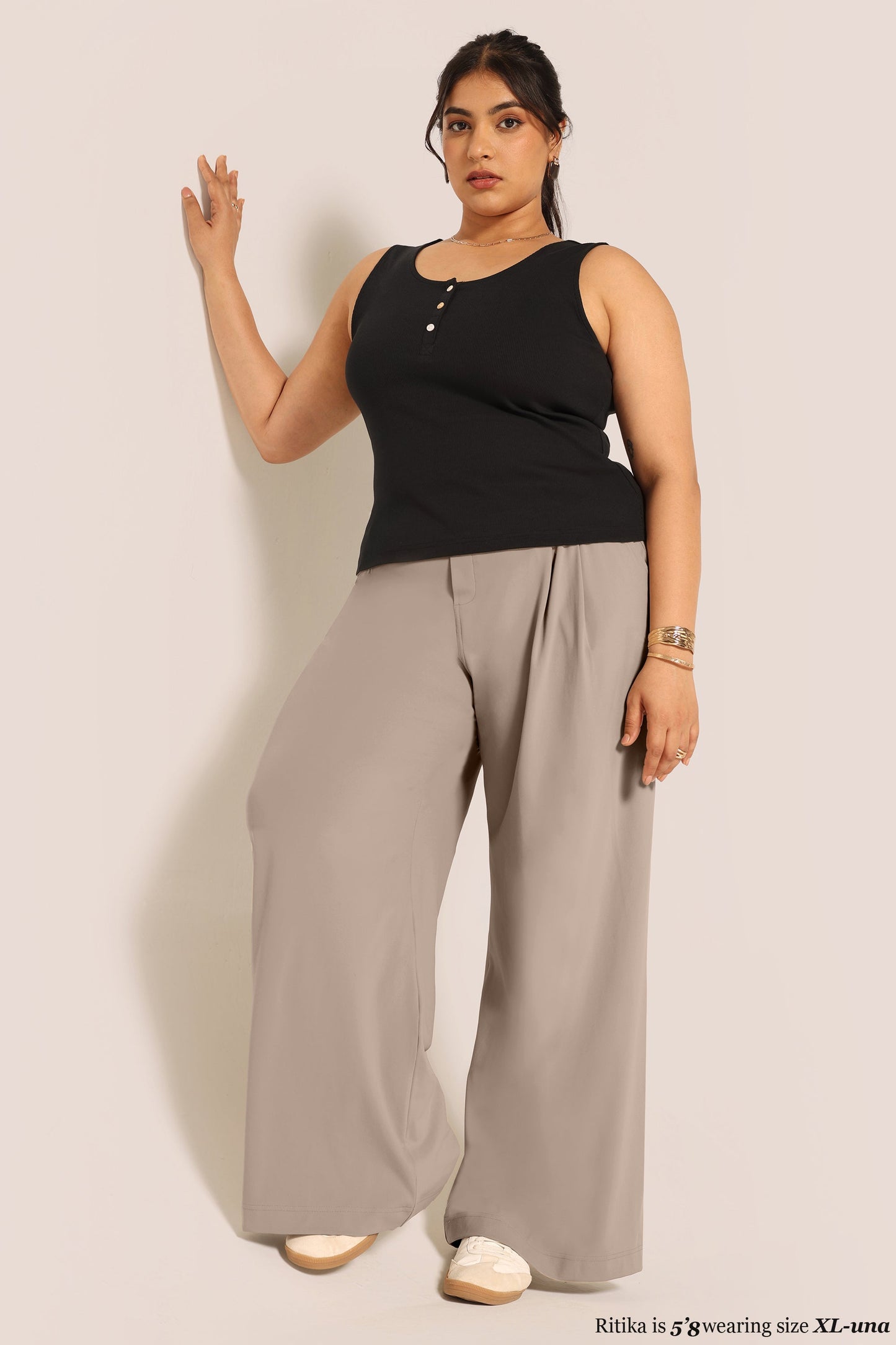 Blissentials Round Neck Henley Tank