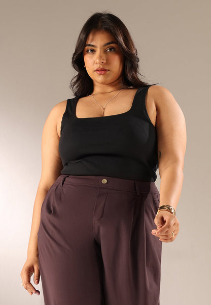 Blissentials Square Neck Built In Bra Top