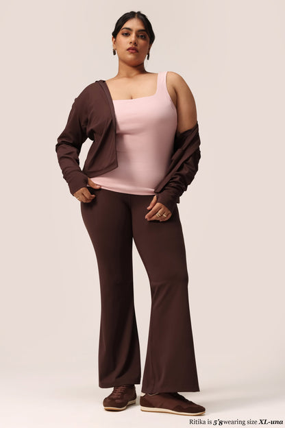 Blissentials Square Neck Built In Bra Top