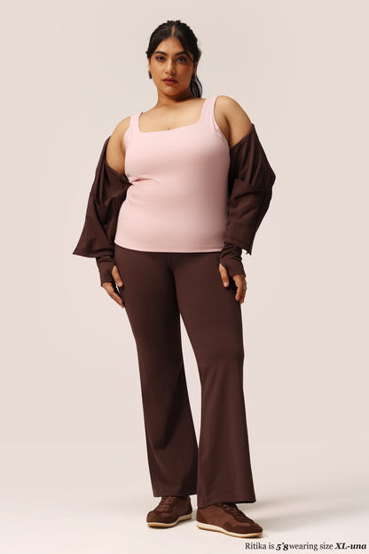 Blissentials Square Neck Built In Bra Top