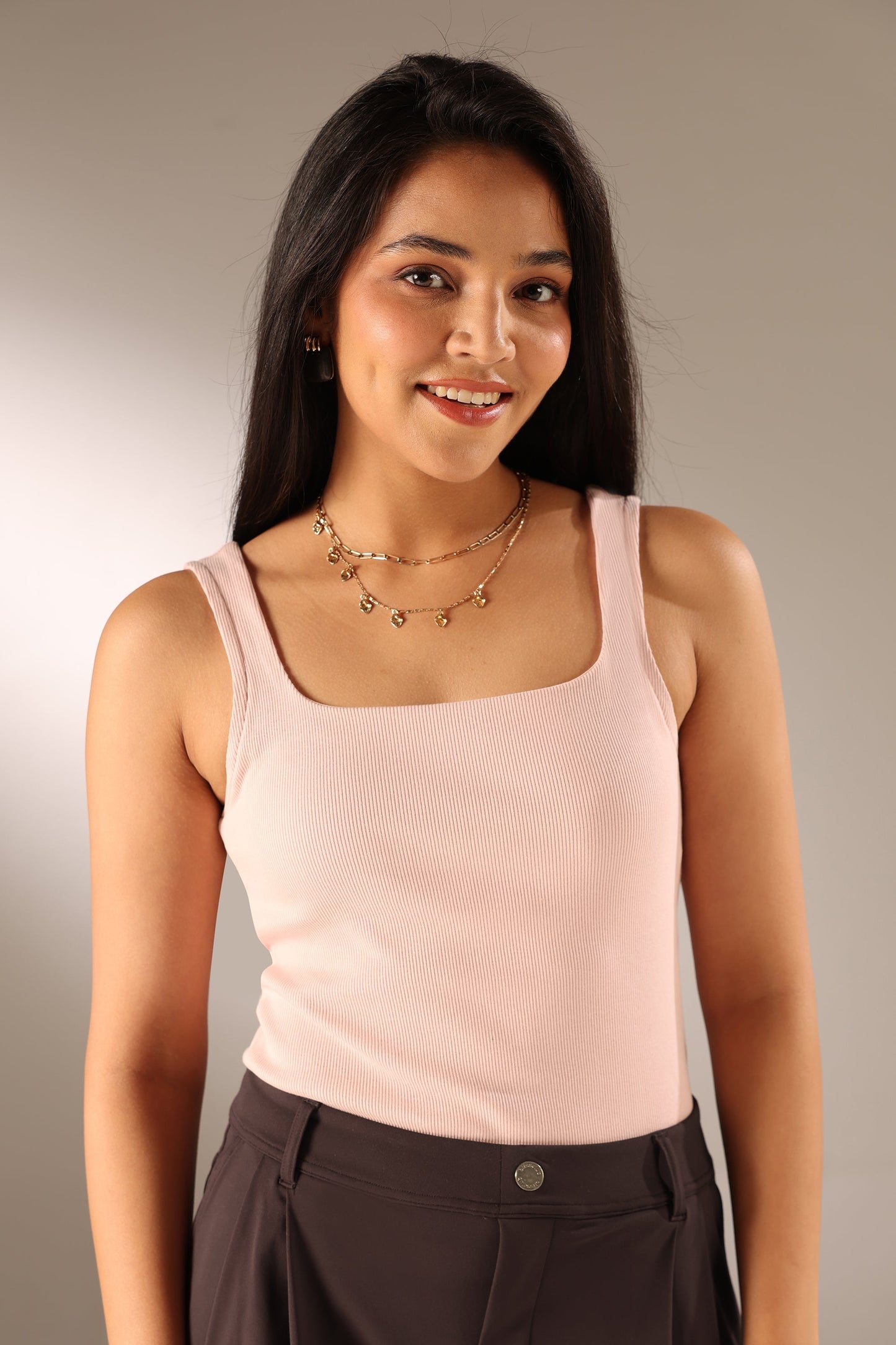 Blissentials Square Neck Built In Bra Top