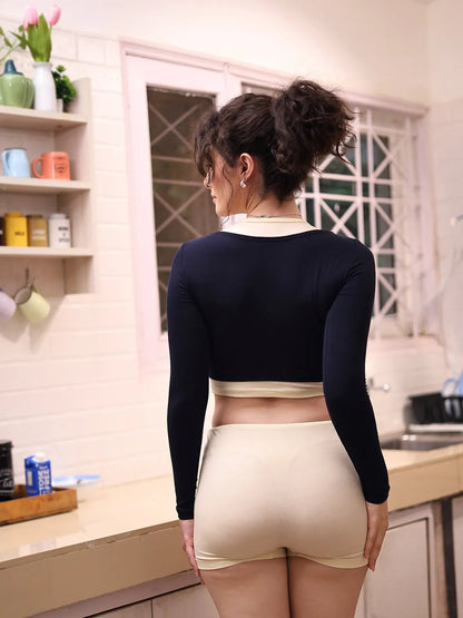 Twinnie Layered Long Sleeve Top
