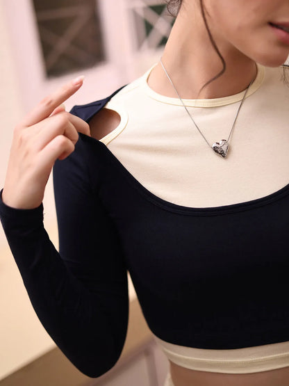 Twinnie Layered Long Sleeve Top