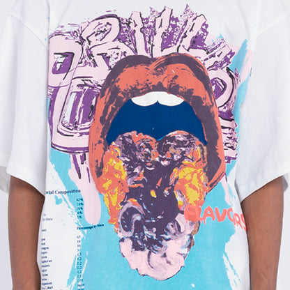 8 Billion Flavours' T-Shirt (White) | Huemn at Broadway